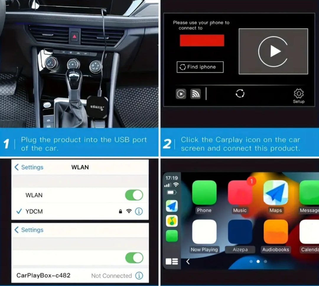 Wireless Android Auto Carplay